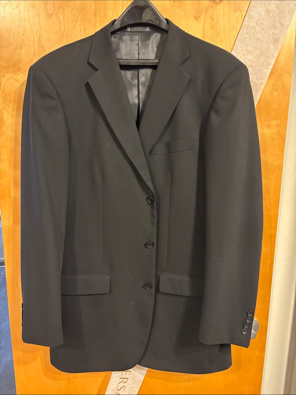 Emanuel Ungaro Black Men's Single-Breasted Sport Coat